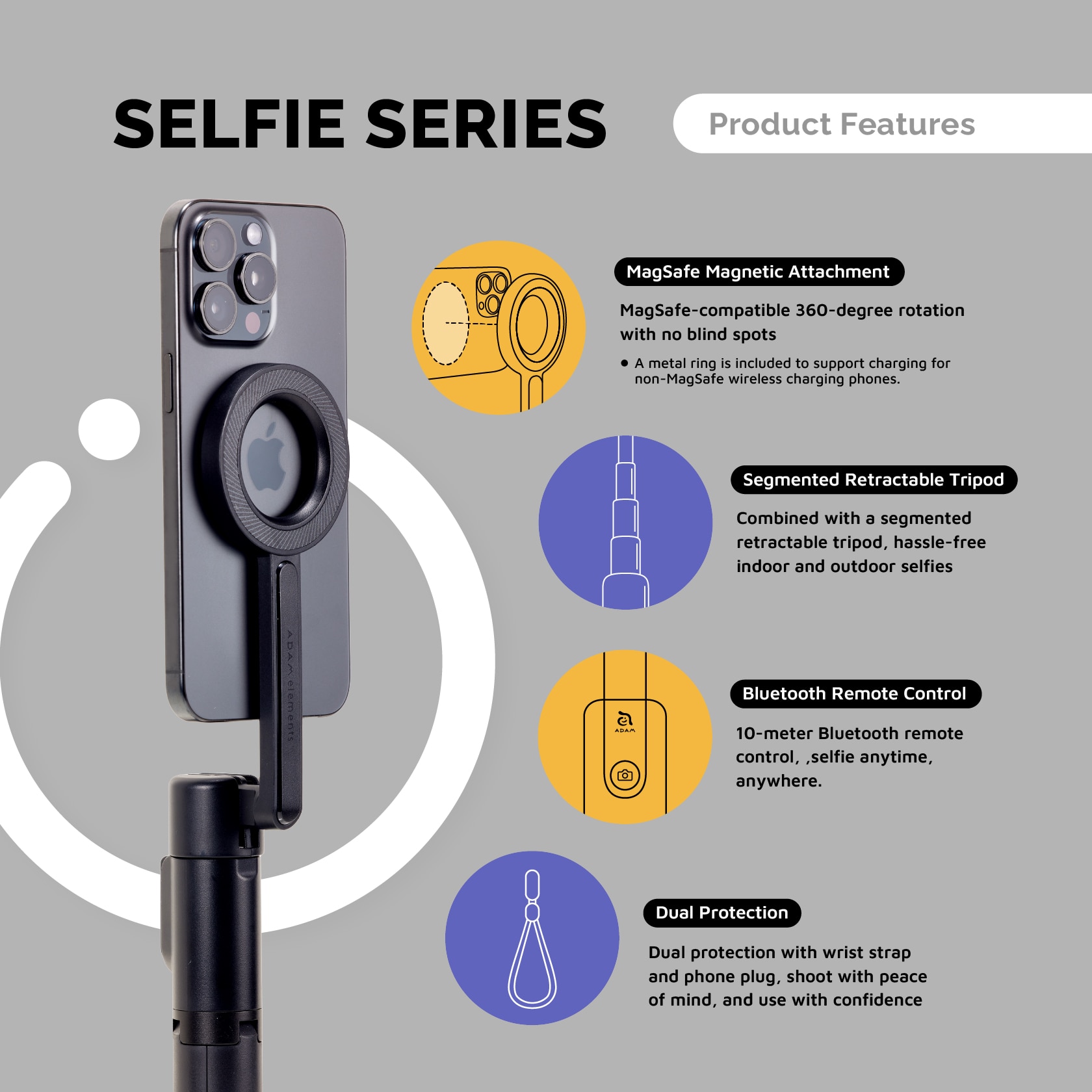 ADAM elements SELFIE Pro Camera Tripods